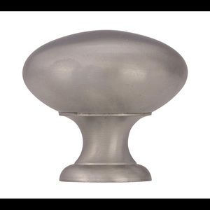 NWT Amerock Brushed Chrome Knob-Set of 20